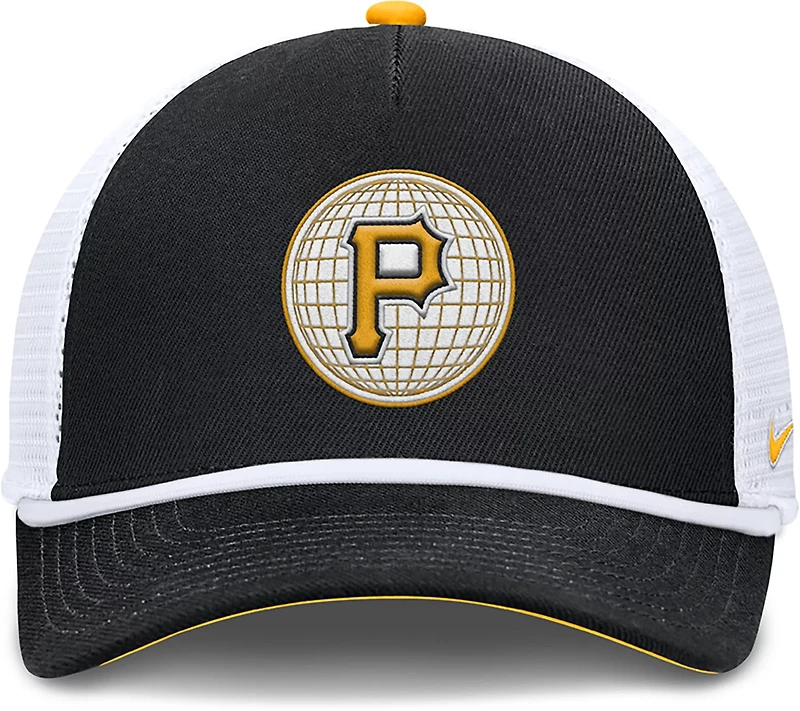 Nike Men's Pittsburgh Pirates Primetime Rise Dri-FIT Structured 5-Panel Trucker Cap