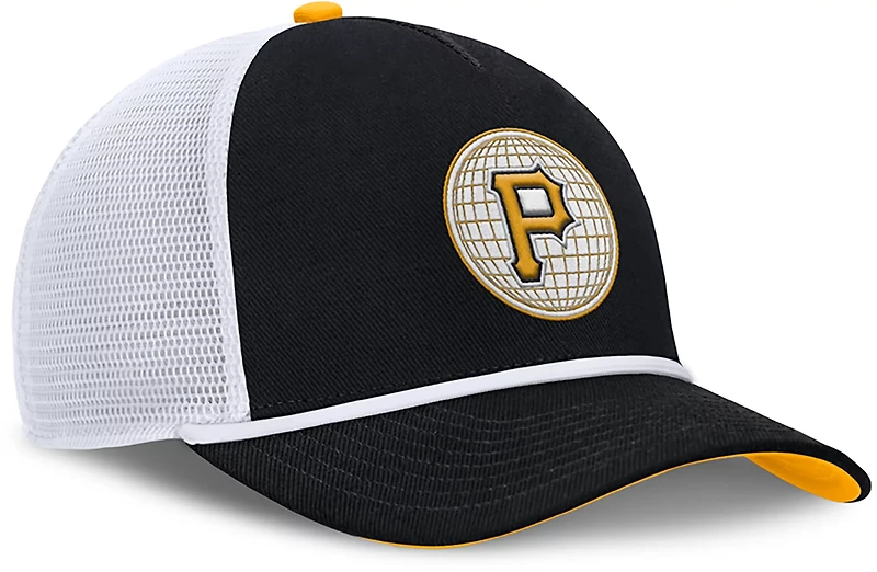 Nike Men's Pittsburgh Pirates Primetime Rise Dri-FIT Structured 5-Panel Trucker Cap