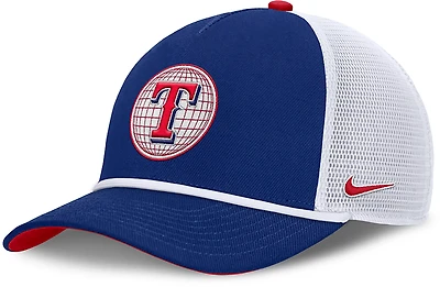 Nike Men's Texas Rangers Primetime Rise Dri-FIT Structured 5-Panel Trucker Cap