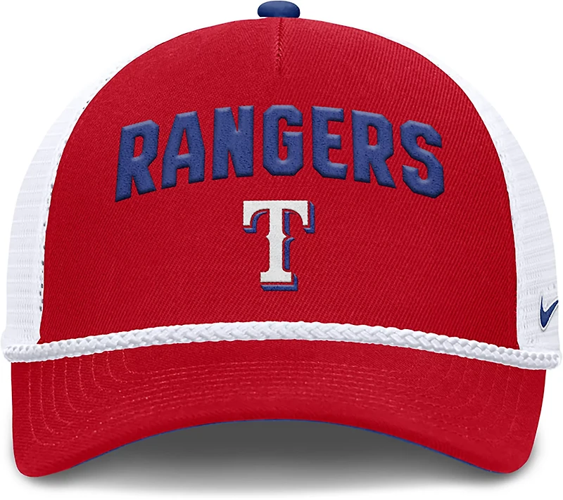 Nike Men's Texas Rangers Primetime Rise Structured Trucker Cap