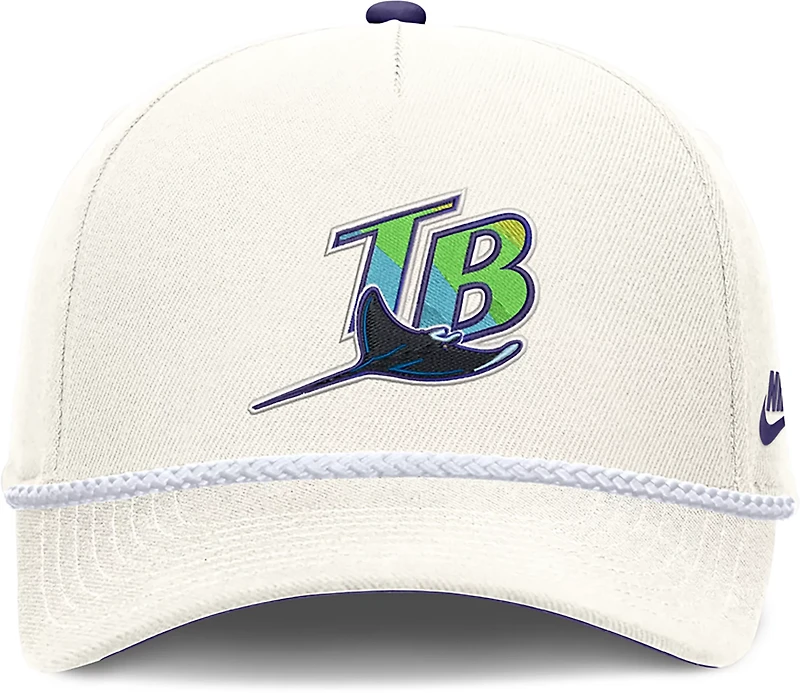Nike Men's Tampa Bay Rays Cooperstown Rise Structured Cap