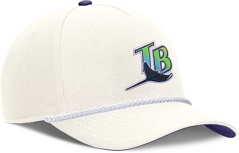 Nike Men's Tampa Bay Rays Cooperstown Rise Structured Cap