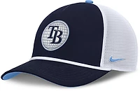 Nike Men's Tampa Bay Rays Primetime Rise Dri-FIT Structured 5-Panel Trucker Cap