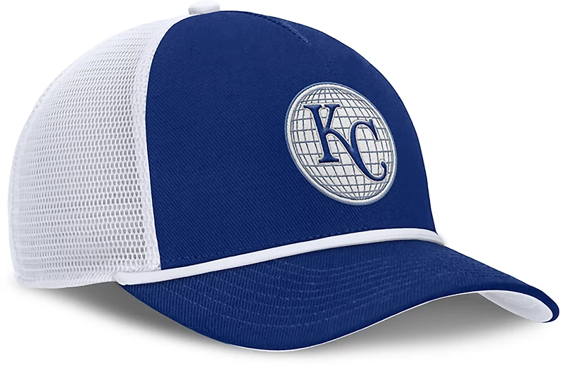 Nike Men's Kansas City Royals Primetime Rise Dri-FIT Structured 5-Panel Trucker Cap