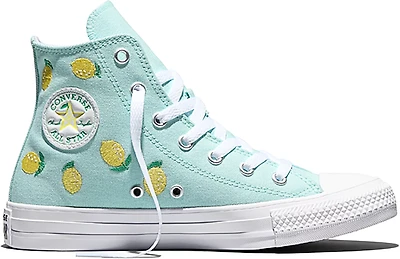 Converse Girls' Chuck Taylor All Star Embroidered Citrus Easy On Shoes