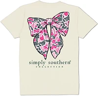 Simply Southern Women's Camo Bow Short Sleeve T-shirt