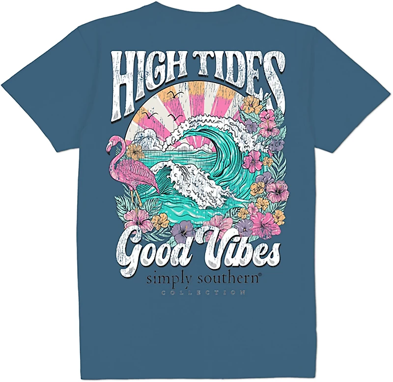 Simply Southern Women's High Tides Graphic T-shirt