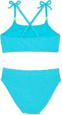 Breaking Waves Girls' Two Piece Terry Bikini Set