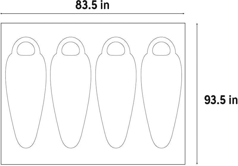 Kelty Rumpus 4 Person Tent Footprint