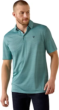 Ariat Men's Allover Print Polo Shirt