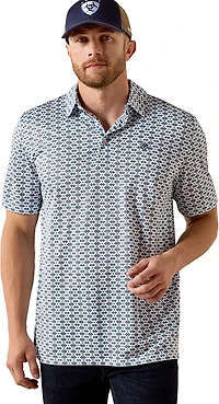Ariat Men's Allover Print Polo Shirt