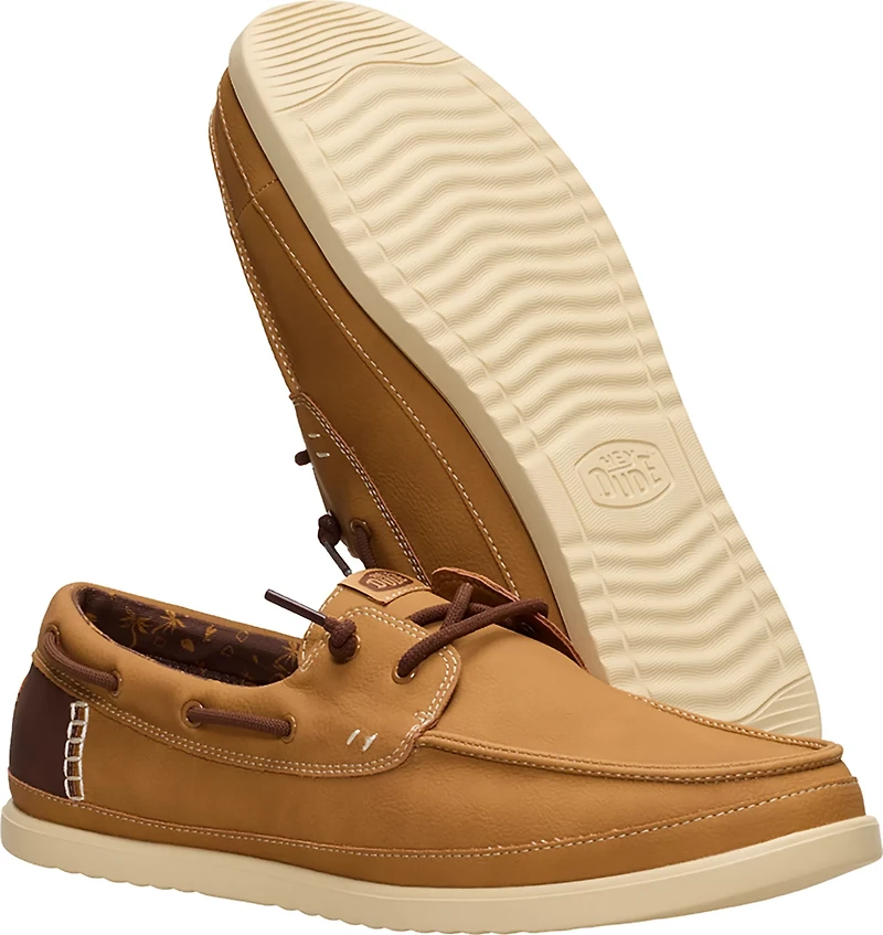 HEYDUDE Men's Harbor Lo Classic Boat Shoes