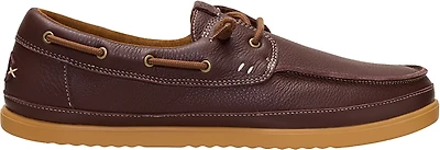 HEYDUDE Men's Harbor Lo Craft Leather Boat Shoes