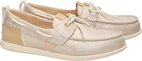 HEYDUDE Women's Wendy Harbor Breeze Lo Classic Boat Shoes
