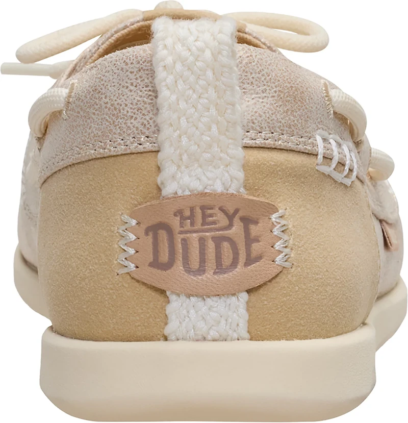 HEYDUDE Women's Wendy Harbor Breeze Lo Classic Boat Shoes