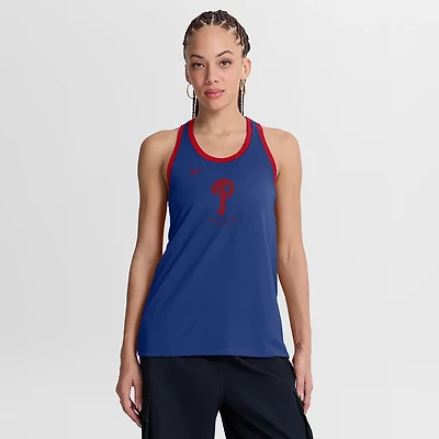 Nike Women's Phillies Team Logo Racerback Tank Top