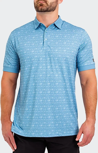 Waggle Golf Men's Sanctuary Polo Shirt