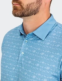 Waggle Golf Men's Sanctuary Polo Shirt