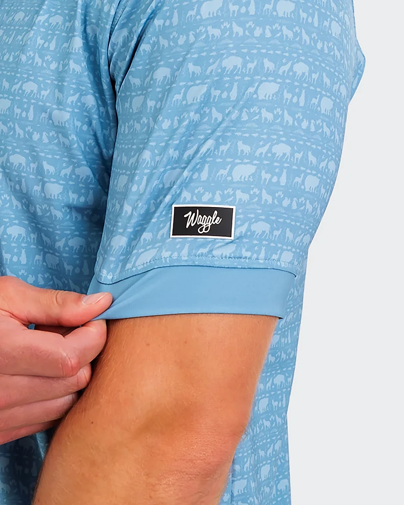 Waggle Golf Men's Sanctuary Polo Shirt