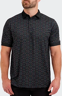 Waggle Golf Men's Throwing Darts Polo Shirt