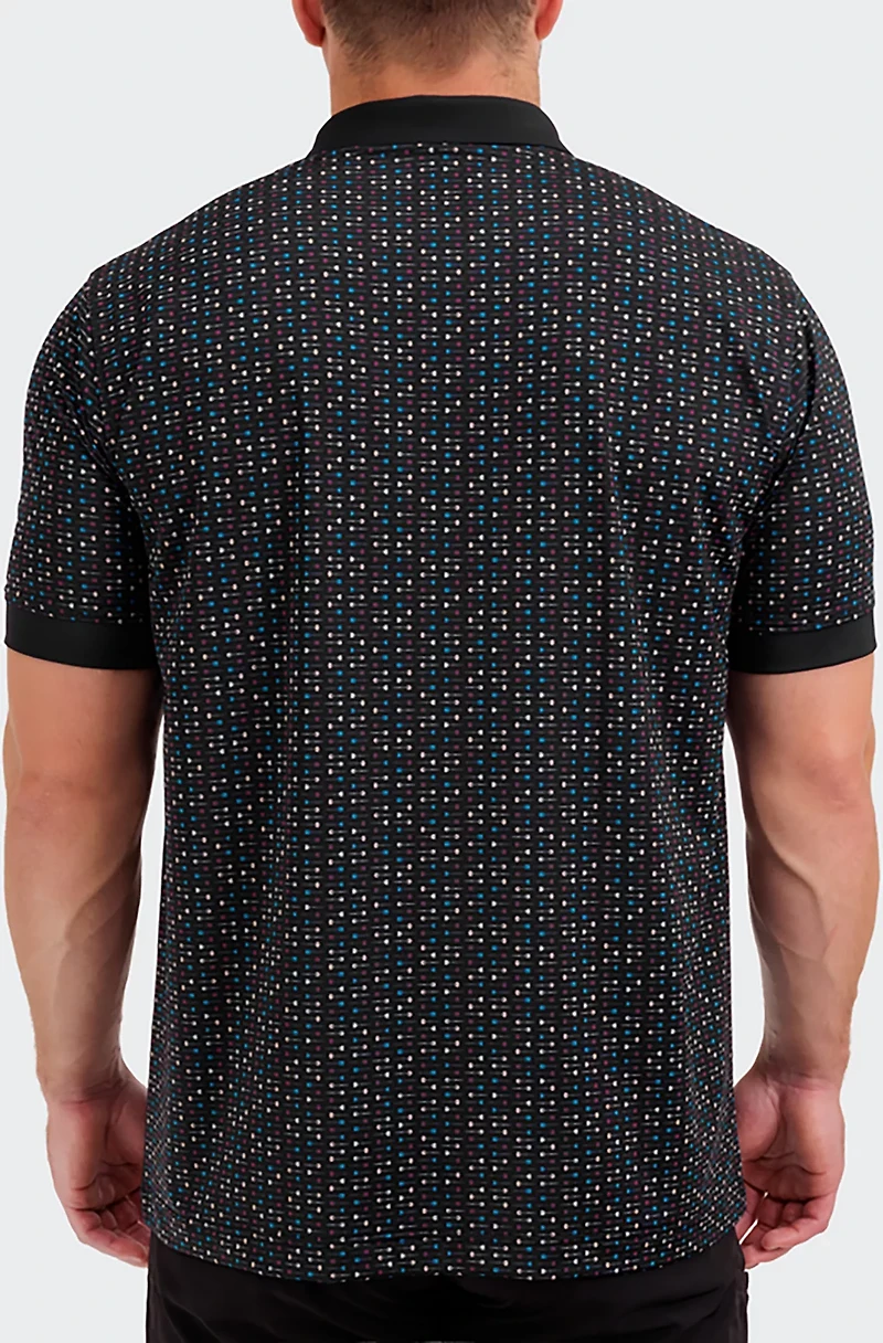 Waggle Golf Men's Throwing Darts Polo Shirt