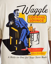 Waggle Golf Men's 3 Cocktail Lounge T-shirt