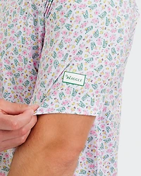 Waggle Golf Men's The Azalea Collection Signature Polo Shirt