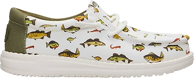 HEYDUDE Kids’ Wally Freshwater Fish Slip-on Shoes