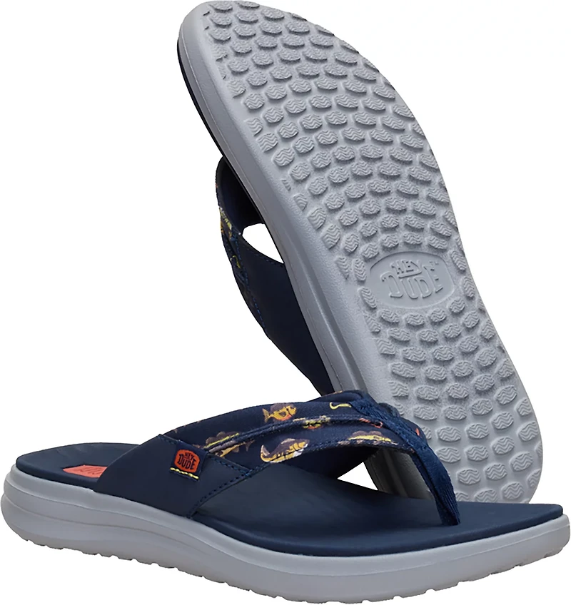 HEYDUDE Men's Finn Flip Cast Flip-Flops