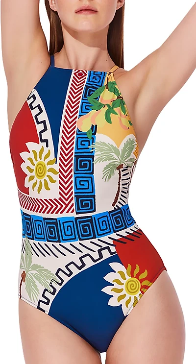 Gottex Women's Positano High Neck One Piece Swimsuit