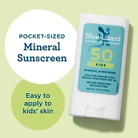 Blue Lizard Kids Mineral Sunscreen Stick - SPF 50 - 0.5 oz
