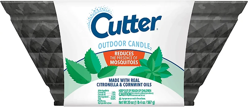 Cutter Galvanized Citronella Triple Wick Candle