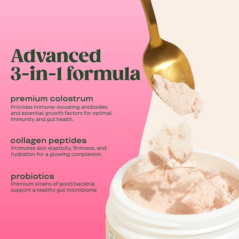 Bloom Nutrition Colostrum & Collagen Peptides - 25 Servings