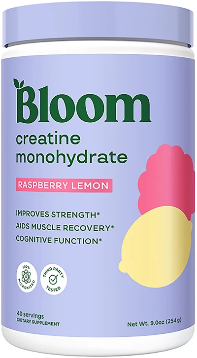 Bloom Nutrition Unflavored 7.3 oz Creatine Monohydrate