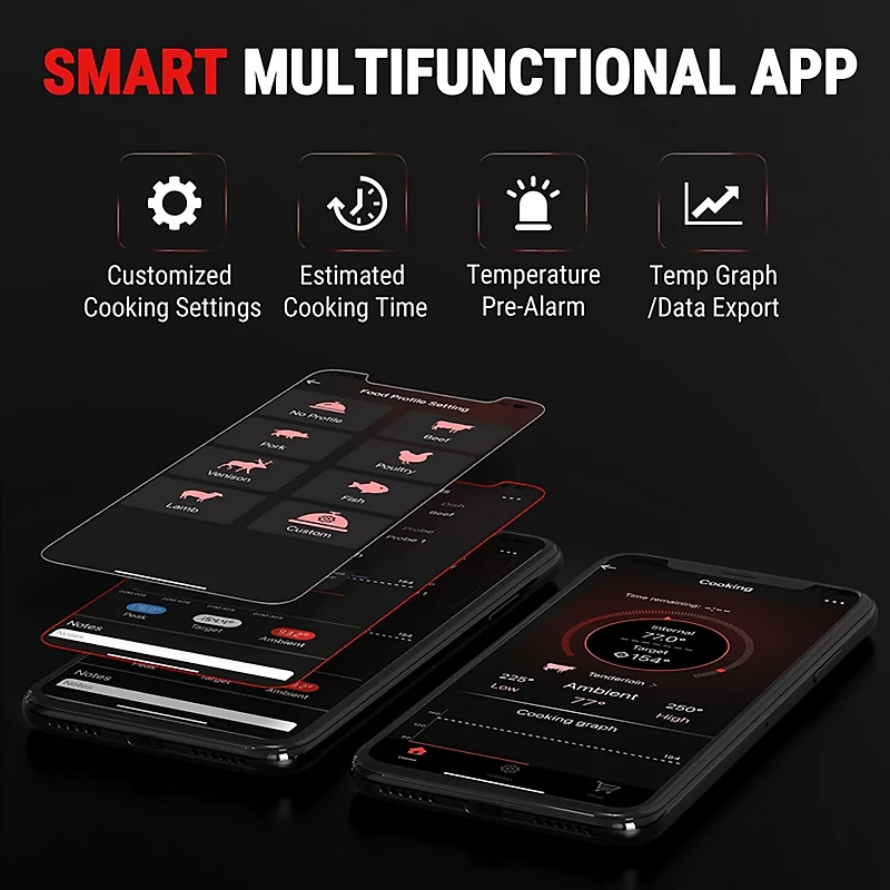 TempPro TP971W TempSpike Plus Wireless Meat Thermometer