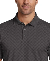 PGA Tour Men's Short Sleeve Essential Geo Printed Polo