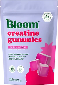 Bloom Nutrition Berry Boost Creatine Gummies 36-Pack