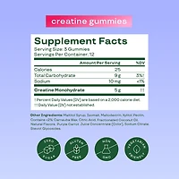 Bloom Nutrition Berry Boost Creatine Gummies 36-Pack