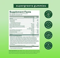 Bloom Nutrition Strawberry Kiwi Supergreens Gummies 12-Pack