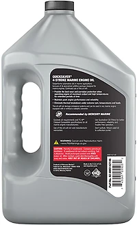 Quicksilver 10W-30 4-Stroke Synthetic Blend Marine Engine Oil 1 Gallon
