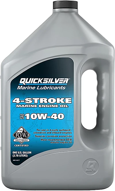 Quicksilver 10W-40 4-Stroke Marine Engine Oil