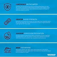 Quicksilver 10W-40 4-Stroke Marine Engine Oil