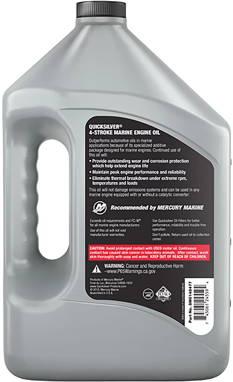 Quicksilver 10W-40 4-Stroke Marine Engine Oil