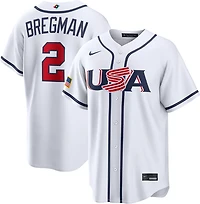 Nike Men's Alex Bregman USA World Baseball Classic Home Stadium Player Name and Number Jersey