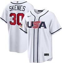 Nike Men's Paul Skenes USA World Baseball Classic Home Stadium Player Name and Number Jersey