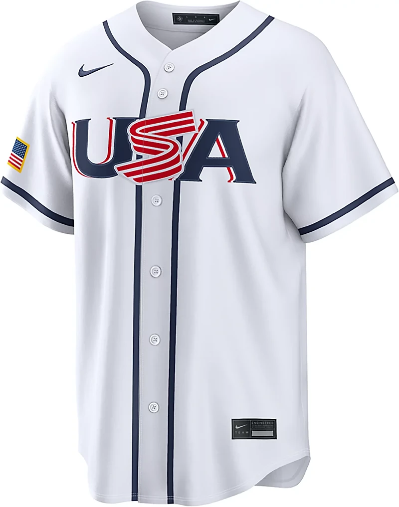 Nike Men's Paul Skenes USA World Baseball Classic Home Stadium Player Name and Number Jersey