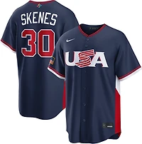 Nike Men's USA P. Skenes World Baseball Classic Road Stadium Player N&N Jersey