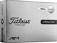 Titleist 2026 Pro V1x Left Dash Enhanced Alignment 12pk Golf Balls
