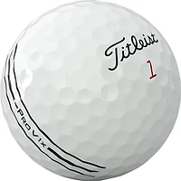 Titleist 2026 Pro V1x Left Dash Enhanced Alignment 12pk Golf Balls