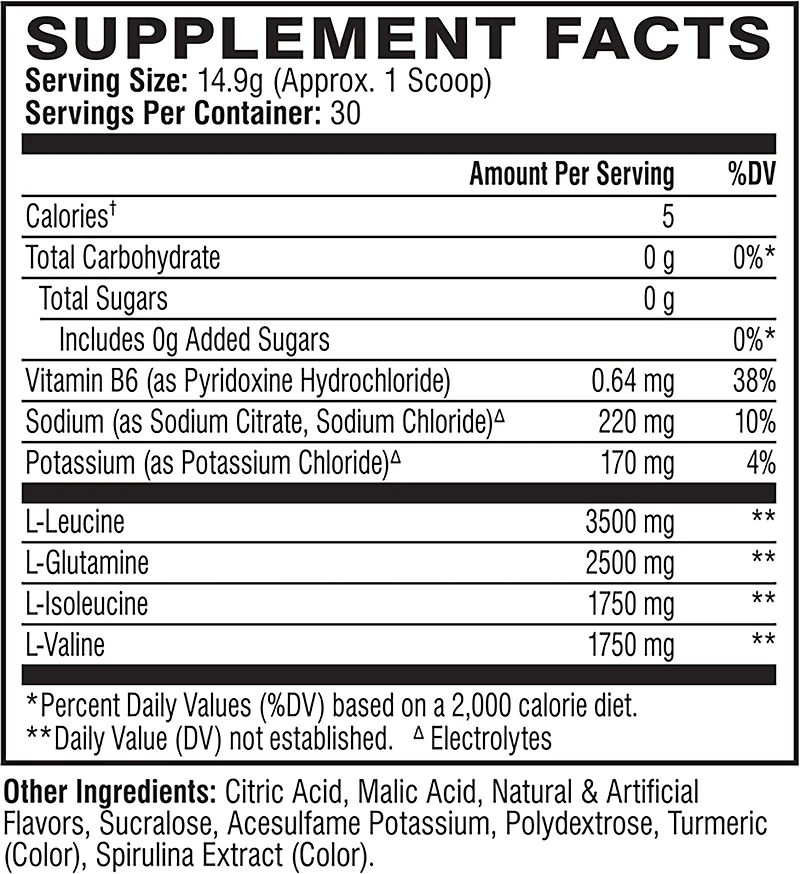 Scivation Xtend Original Freedom Ice BCAA Supplement